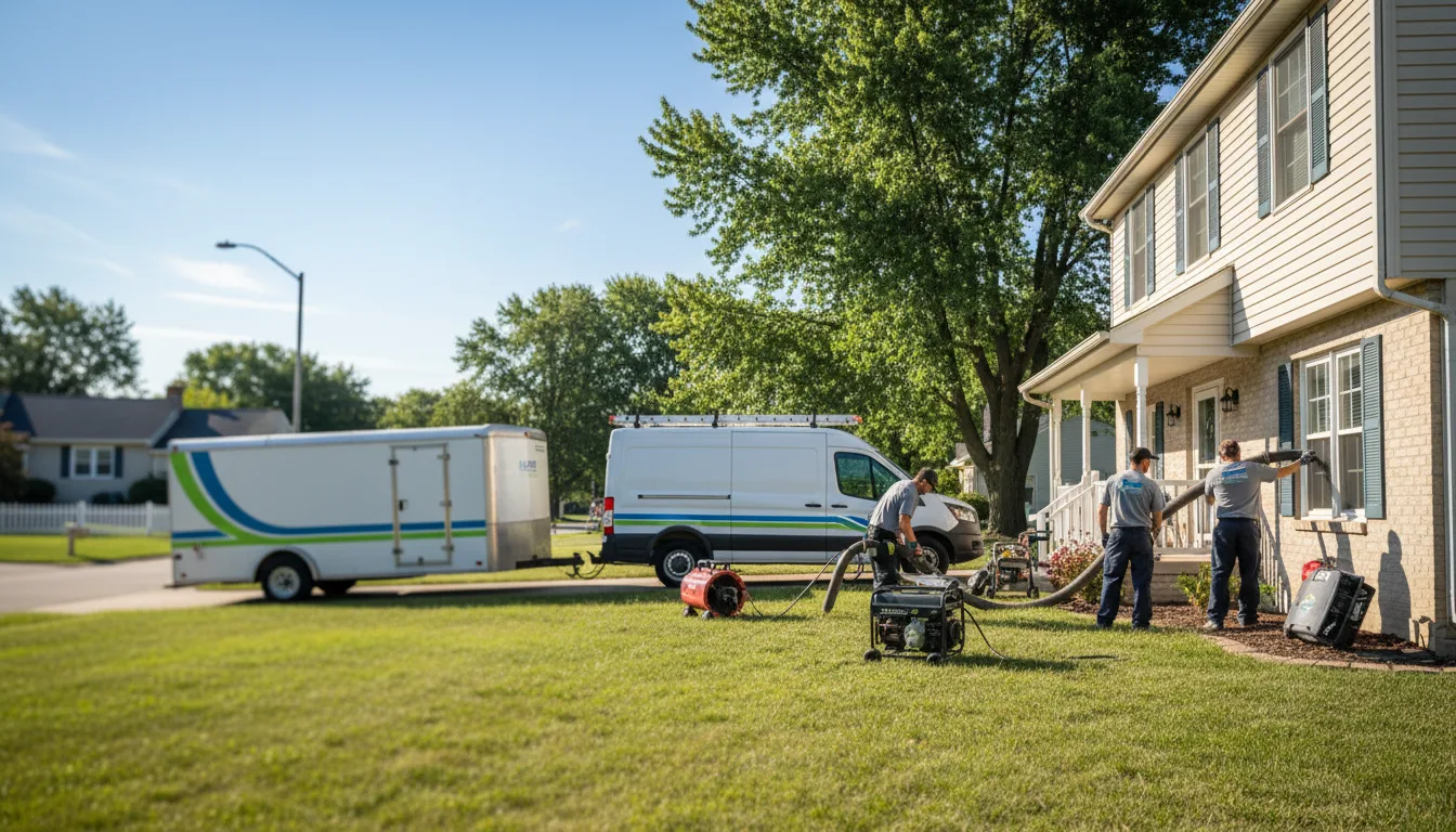 Flooded Basement Restoration And Cleanup With Repair in Pierpont, OH near me